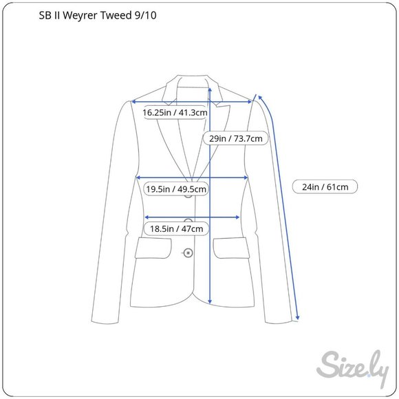 Womens‎ SB II Bitterman Weyrer Tyrol Tweed Blazer Red Brown Herringbone 9 10 - Picture 8 of 9